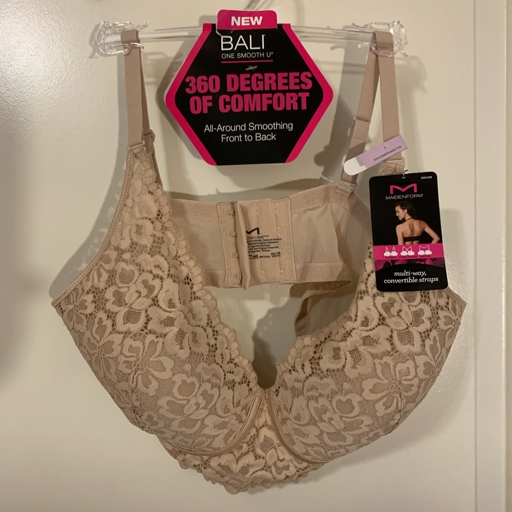 Maidenform Lace Convertible Bra in size 38D- new with tags